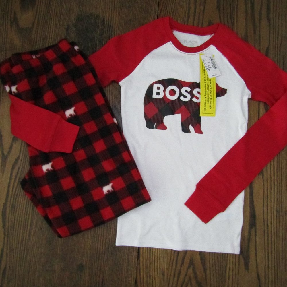 TCP boys 2 piece winter pajama set 7/8 10/12